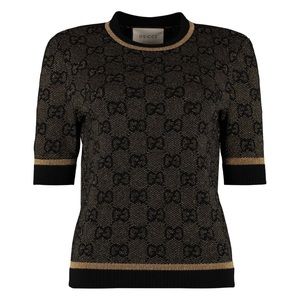 GUCCI GG JACQUARD COTTON SWEATER